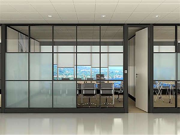 东莞单玻磨砂隔断