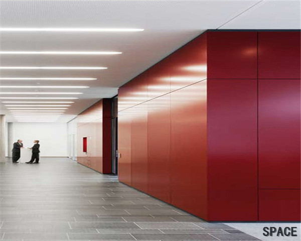 东莞挂板隔断墙，金属挂板隔断